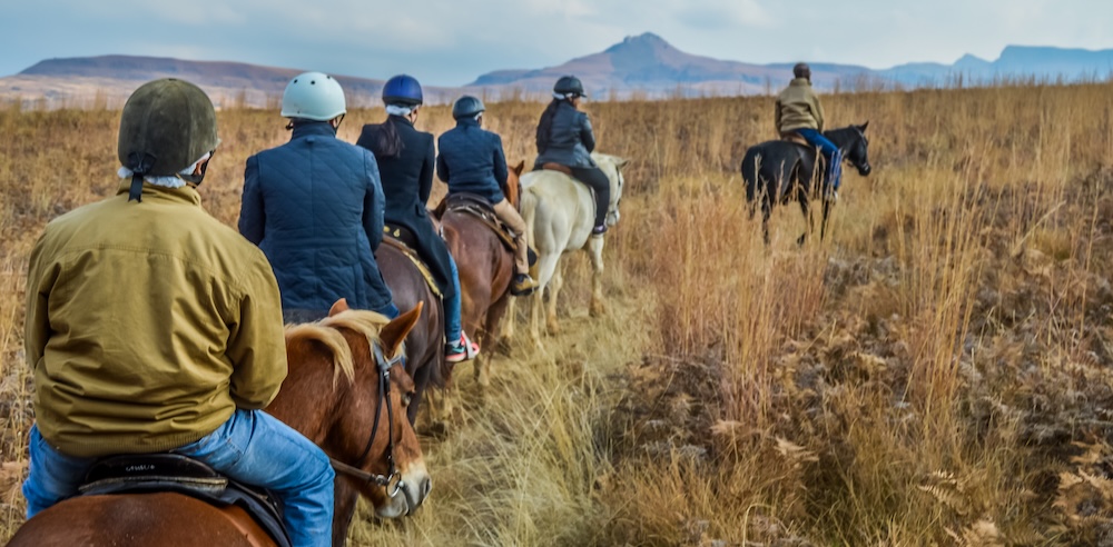 mountain trail ride
